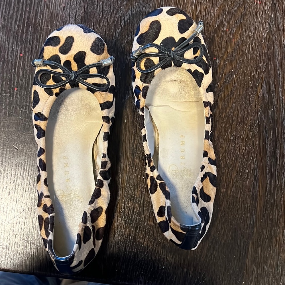 Ivanka, Trump, leopard ballet flats